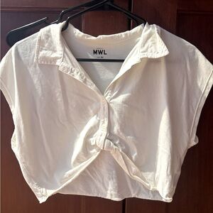 Madewell cropped t shirt